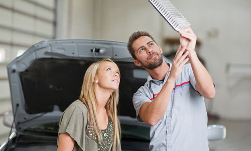 Toyota Bad Air Filter Inspection